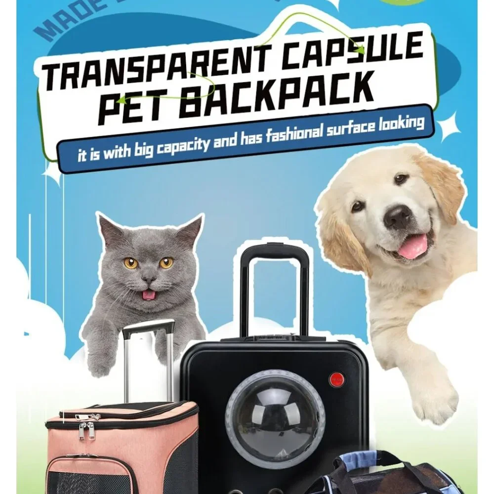 New Cat Pack. TSA Approved Pet Backpack Portable Cat Dog Pet Carrier